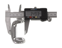 Купить Крючок для одежды 36х65 мм, сталь арт. 003141