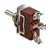 Купить Тумблер трехпозиционный (ON)-OFF-(ON) 12 В/15А 3P арт. MR33PB