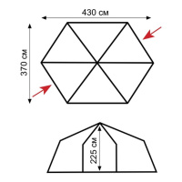Купить Tramp Lite палатка Mosquito green (зеленый) арт. TLT-033.04