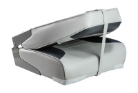 Купить Кресло мягкое складное Classic, обивка винил, цвет серый/угольный, Marine Rocket арт. 75153CG-MR