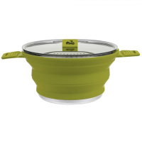Купить Котелок складной силиконовый Tramp 2,5 л TRC-146, оливковый арт. TRC-146