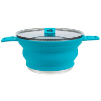 Купить Котелок складной силиконовый Tramp 2,5 л TRC-146, аквамарин арт. TRC-146