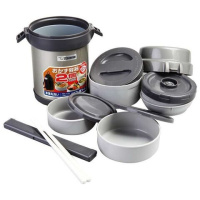 Купить Термос для еды Zojirushi SL-JAF (1,4 литра), серебристый с чехлом арт. SL-JAF14-SA