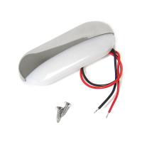 Купить Светильник для подсветки палуб и трапов светодиодный, холодный белый свет, нерж. сталь арт. B013107-WH