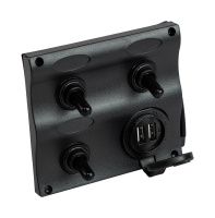 Купить Панель бортового питания 3 переключателя, USB зарядка (упаковка из 24 шт.) арт. C91359_pkg_24