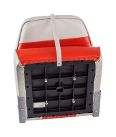 Купить Кресло складное ECONOMY, серый/красный (упаковка из 2 шт.) арт. 1040665_pkg_2