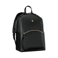 Купить Рюкзак женский WENGER LeaMarie, черный, ПВХ/полиэстер, 31x16x41 см, 18 л арт. 610190