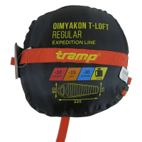 Купить Tramp мешок спальный  Fjord T-Loft Regular / Правый арт. TRS-049R