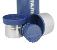 Купить Термос Biostal Охота (1,2 литра), 2 чашки, синий арт. NBA-1200B