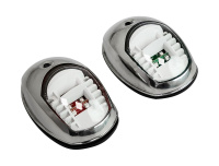 Купить Огни ходовые светодиодные 95х60 мм, нержавеющий корпус (упаковка из 6 шт.) арт. C91106SB_pkg_6