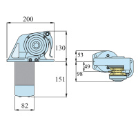 Купить Лебедка якорная "Dorado", 500Вт, 12В, цепь 6мм арт. 409568