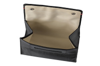 Купить Кисет для табака ZIPPO, чёрный, натуральная кожа, 15x2,5x8 см арт. 2006060