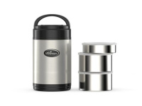Купить Термос для еды Biostal (2 литра) с 3-мя метал.контейнерами арт. NR-2000