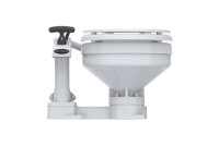 Купить Унитаз судовой керамический с ручной прокачкой (размер компакт) арт. SFMTM-01