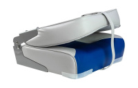 Купить Кресло складное мягкое, обивка винил, цвет серый/синий, Marine Rocket (упаковка из 4 шт.) арт. 75121GB-MR_pkg_4