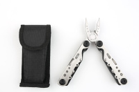 Купить Мультитул Stinger, 105x40 мм, 13 функций, сталь, серебристо-чёрный, в комплекте нейлоновый чехол арт. MT-S004