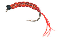 Купить Подвеска S221 "крючок с бисером" Clear Red/Black Head №10 (8 шт.) арт. EPS221CRB10