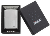 Купить Зажигалка ZIPPO Classic с покрытием High Polish Chrome, латунь/сталь, серебристая, 38x13x57 мм арт. 350