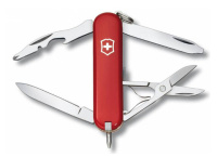 Купить Нож-брелок Victorinox Classic, 58 мм, 10 функций, красный подар.коробка арт. 0.6365.R