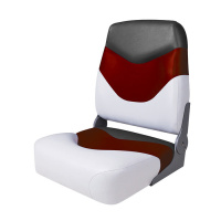 Купить Сиденье мягкое складное Premium High Back Boat Seat, бело-красное арт. 75128WRC