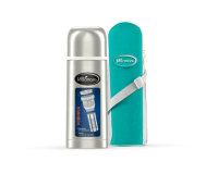 Купить Термос Biostal (0,35 литра), с ситечком и чехлом, стальной арт. NB-350BZ