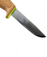 Купить Нож Morakniv Floating Knife (S) Lime, нерж. сталь, пробковая ручка, зеленый арт. 13686