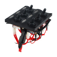 Купить Панель бортового питания 6 переключателей; индикация арт. C91342LED