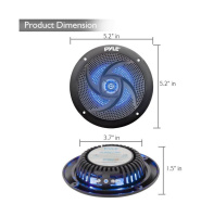 Купить Морская акустика PYLE PLMRS43BL (упаковка из 10 шт.) арт. PLMRS43BL_pkg_10