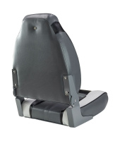 Купить Кресло мягкое складное, обивка винил, цвет серый/угольный/черный, Marine Rocket (упаковка из 10 шт.) арт. 75157GCB-MR_pkg_10