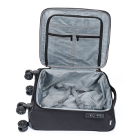 Купить Чемодан Torber Brosno, чёрный, нейлон 600D, 36,5х14х54 см, 32 л арт. T1901S-Black