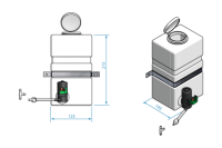 Купить Резервуар стеклоомывателя с помпой; 2;5л; ROCA арт. 531161
