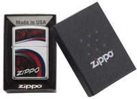 Купить Зажигалка ZIPPO Classic с покрытием High Polish Chrome, латунь/сталь, серебристая, 38x13x57 мм арт. 29415