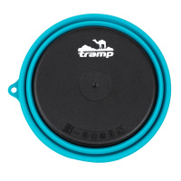 Купить Tramp Тарелка силиконовая с пластиковым дном 550 мл, TRC-123, аквамарин арт. TRC-123