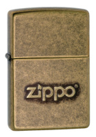 Купить Зажигалка ZIPPO Classic с покрытием Antique Brass, латунь/сталь, золотистая, матовая, 38x13x57 мм арт. 28994
