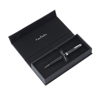 Купить Ручка шариковая Pierre Cardin PROGRESS, цвет - черный и серебристый. Упаковка B. арт. PC5000BP