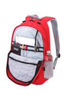 Купить Рюкзак Wenger, красный/серый, со светоотражающими элементами, 33x17x46 см, 26л арт. 6651114408