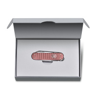 Купить Нож-брелок VICTORINOX Classic SD Precious Alox "Gentle Rose", 58 мм, 5 функций, розовый арт. 0.6221.405G