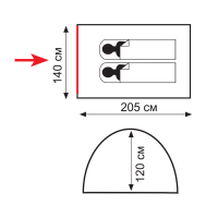 Купить Totem палатка Summer 2  (V2) арт. TTT-019