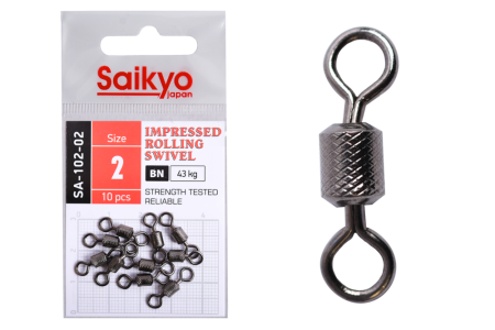 Купить Вертлюг Saikyo SA-102-02 - 10 шт (43кг) арт. SA-102-02