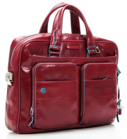 Купить Сумка Piquadro Blue Square, красная, 28,5x39x10,5 см арт. CA2849B2/R