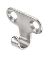 Купить Крючок для одежды 32х12х1.5 мм, нержавеющий (упаковка из 15 шт.) арт. 21400_pkg_15