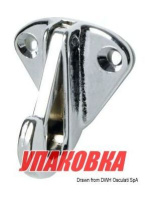 Купить Крючок с защелкой на плоском основании (упаковка из 50 шт.) арт. 09-172-01_pkg_50