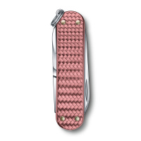 Купить Нож-брелок VICTORINOX Classic SD Precious Alox "Gentle Rose", 58 мм, 5 функций, розовый арт. 0.6221.405G
