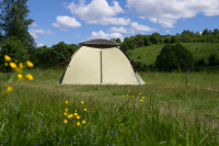 Купить Туристическая палатка автомат Montblanc Solar Control, light tan / wood,  World of Maverick арт. M-LWS-060