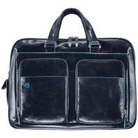 Купить Сумка Piquadro Blue Square, синяя, 30,5x41x16 см арт. CA2765B2/BLU2