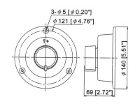 Купить Выключатель массы "OFF-1-BOTH-2" (2 АКБ); 175 А; красный арт. 10610