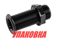 Купить Стакан дренажный 30х80 мм, черный (упаковка из 4 шт.) арт. 6016-80_pkg_4