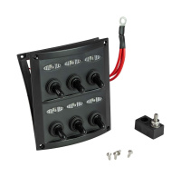 Купить Панель бортового питания 6 переключателей, предохранители, индикация (упаковка из 6 шт.) арт. 10064-D_pkg_6