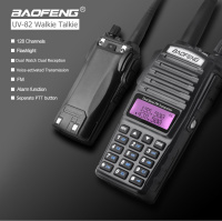 Купить Baofeng UV-82 (Black) 5 Вт Портативная радиостанция VHF/UHF (136-174 МГц; 400-520 МГц) арт. MT275