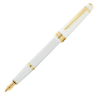 Купить Перьевая ручка Cross Bailey Light Polished White Resin and Gold Tone, перо F арт. AT0746-10FF